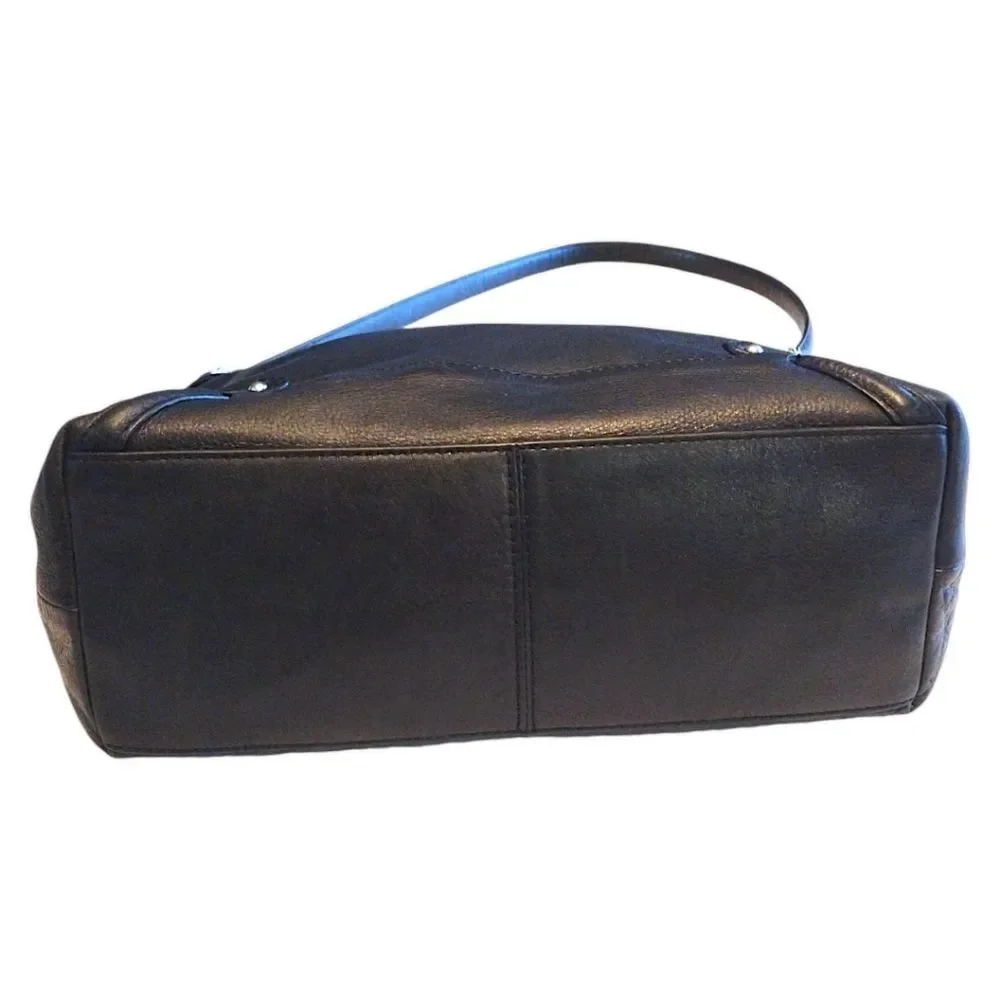 Etienne Aigner Leather HOBO Shoulder Bag, Black, Vintage